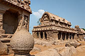 Mamallapuram - Tamil Nadu. The five Rathas. The Bhima ratha. 